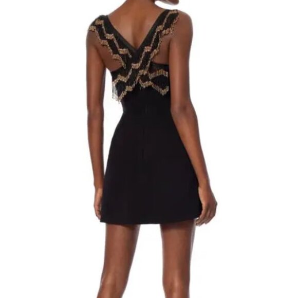 NWT $395 Helsi Cleo Fringed Beaded Mini Dress - Picture 2 of 11
